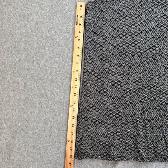 J.jill Wearever Collection Tunic Tank Top Women's Small Stretch Black/Gray Print - Picture 7 of 9